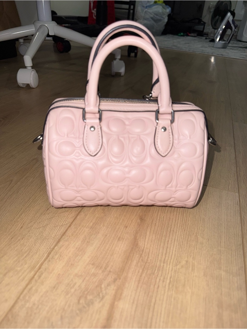 Coach Pink blush Mini Rowan - Picture 2 of 4